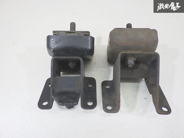 【ストア出品!】 トヨタ 純正 MA70 70 スープラ エンジン E/G マウント ブラケット ステー 2点セット 即納 形状にてわかる方 棚21-3拍卖