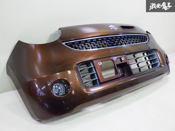 【装着可能!】 スズキ 純正 MF22S MRワゴン 2006年式 フロント バンパー 外装 カラー ZEL マルーンブラウンパール 71711-81J00 棚2F-F-2拍卖