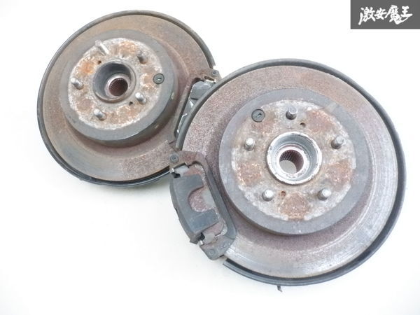 日産 純正 FGY33 Y33 シーマ 41LV 前期 リア ハブ ナックル 左右セット キャリパー ローター 即納 棚F-1拍卖