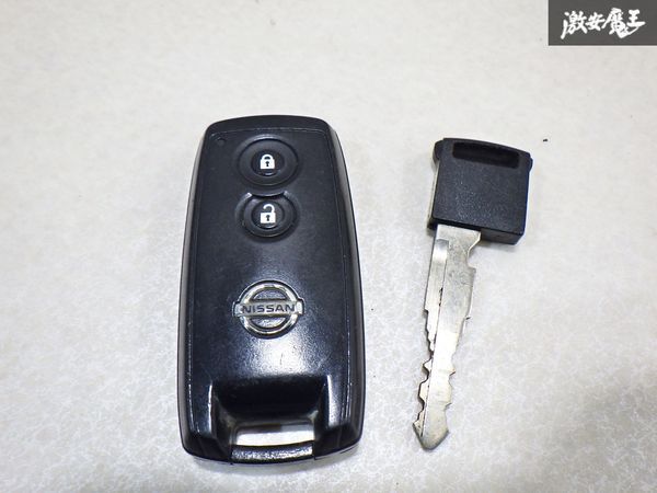 【業者出品】日産 純正 キーレス リモコンキー 2ボタン MG22 モコ 実働車外し NISSAN カギ 鍵 キー 即納 棚 4-1-B拍卖
