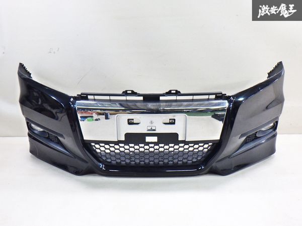 【ストア出品】ホンダ 純正 RK6 ステップワゴン 2011年 フロントバンパー カラー:PB81P プレミアムブラキッシュ パール 即納 棚2F-G-6拍卖