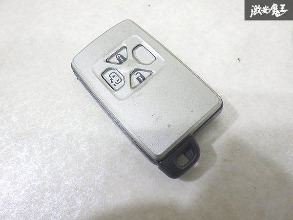 【保証付!】 トヨタ 純正 キーレス リモコンキー スマートキー 3ボタン 左側パワースライドドア 実働 271451-6230 カギ 鍵 キー 棚1-4-5-B拍卖