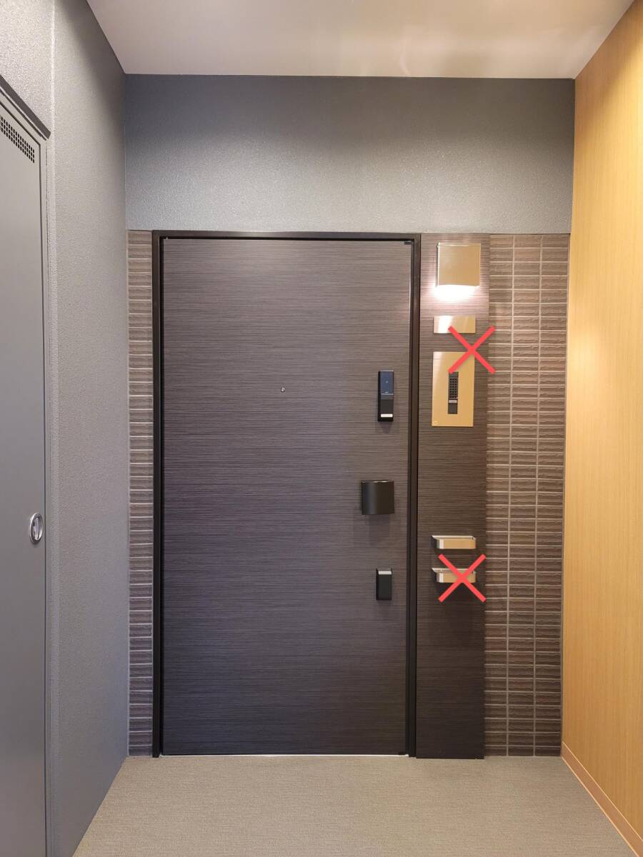 NID07 - G ◇ 970 * 1950 (枠外) ◇ YKKap ◇ 左吊玄関ドア ◇ 鍵2本 ◇ MIWA鍵 ◇ クローザー付 ◇ 展示品拍卖