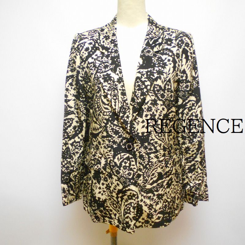 966434 REGENCE レジアンス 黒柄 ジャケット 11拍卖