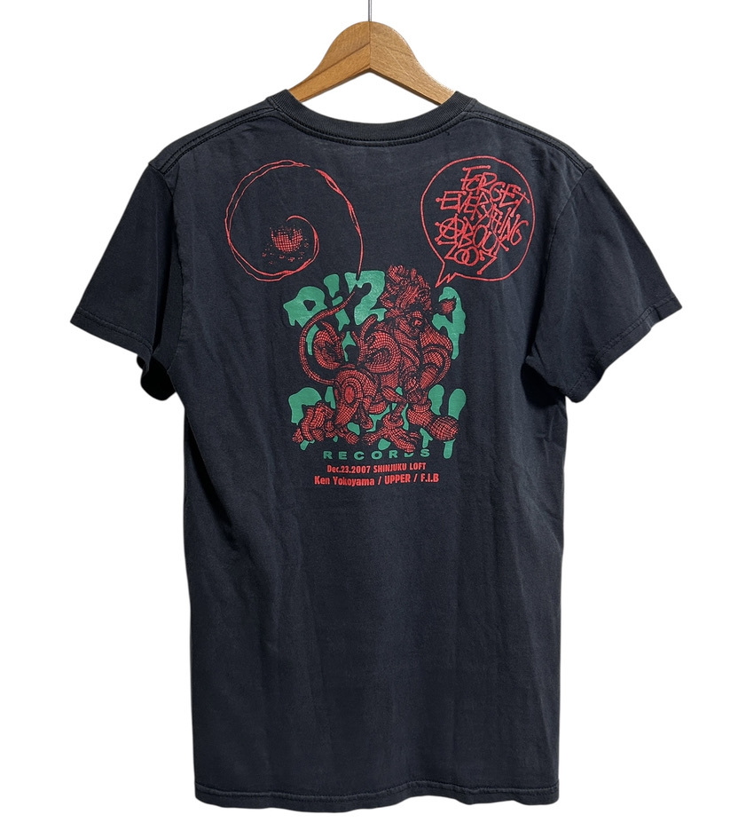 2007年▽PIZZA OF DEATH 横山健 暴年會 半袖Tシャツ バンドT S 黒 ブラック拍卖