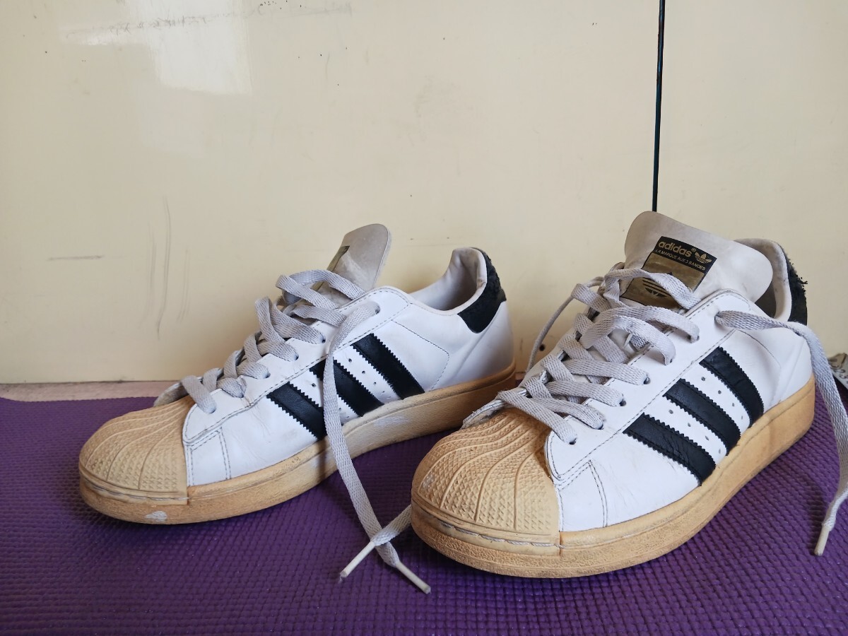 アディダス スーパースター 靴/白/26cm スニーカー super star adidas拍卖