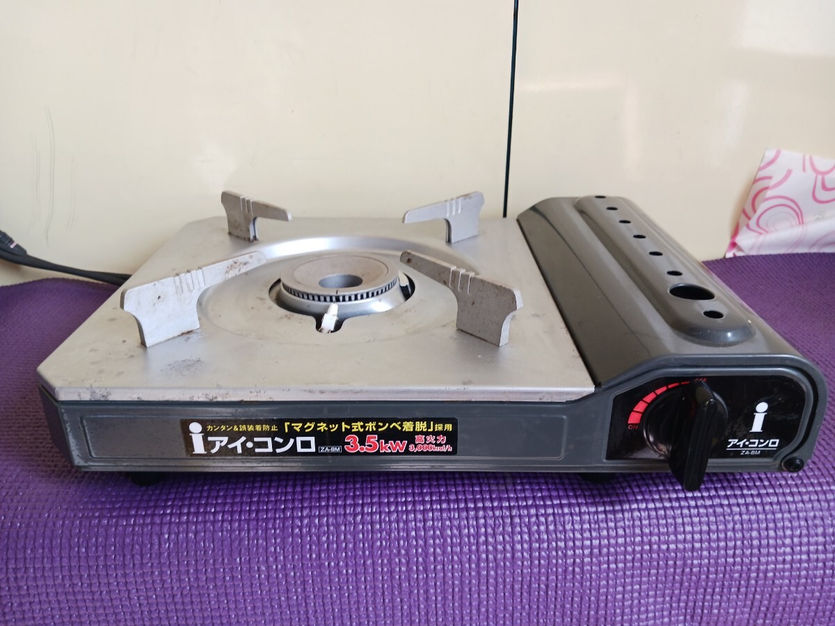 2019年製造 カセットコンロ アイコンロ ZA-8M 3.5kw PSLPG 日本ガス石油機器工業会 卓上コンロ拍卖