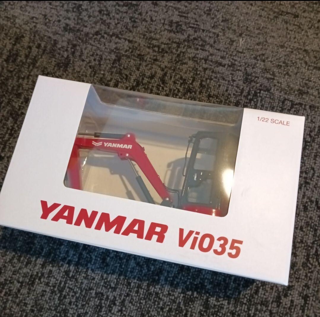 新品 1/22 YANMAR Vi035 ミニ掘削機 掘削機 ヤンマー 重機 油圧ショベル ミニカー 建設機械 コマツ KOMATSU ノベルティ 非売品 作業者 工事拍卖