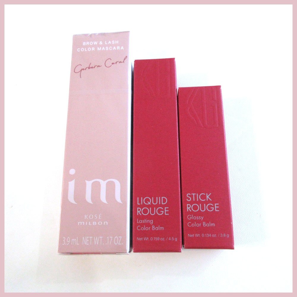 §★Koh Gen Do ルージュカラーバーム♪im ブロウ&ラッシュ カラーマスカラ ★計3点拍卖