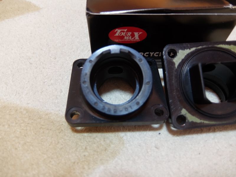 即決送料込 RZ250 RZ350 インテークマニホールド 2個セット 純正同メーカー インマニ インシュレーター 4L3 4UO拍卖