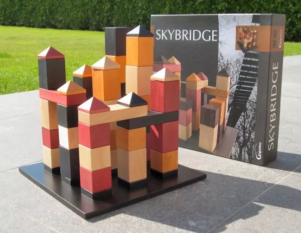 ギガミック豪華ボードゲーム4点セット!!スカイブリッジSKYBRIDGE日本語版バディークBATIKコリドール/世界一おしゃれゲー知育木製/極美&新品拍卖