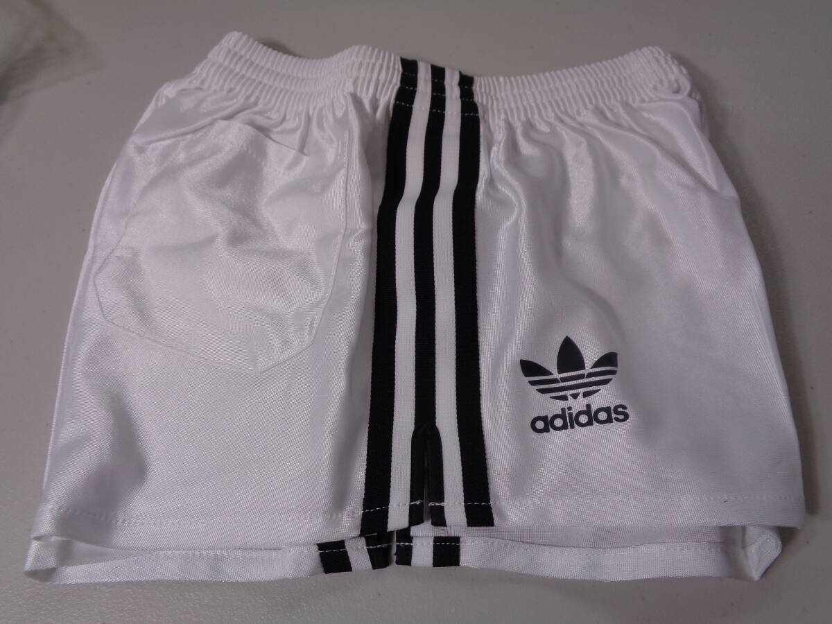 140(白黒)子供 TAD50BJ ビンテージ アディダス vintage adidas ショートパンツ ビンテージ アディダス ●レトロ拍卖
