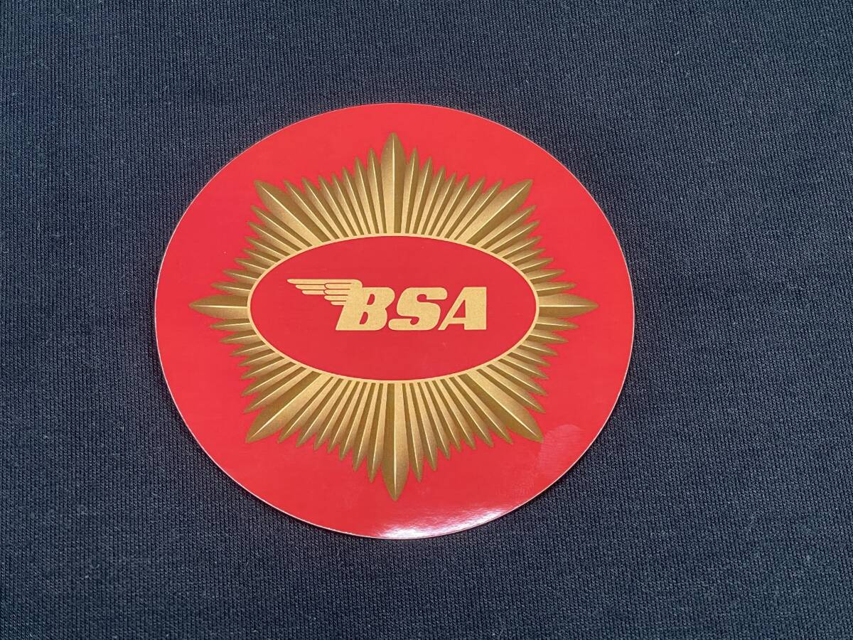 ★【新品未使用】BSA MOTORCYCLES BSAモーターサイクル ステッカー 丸型ステッカー★拍卖