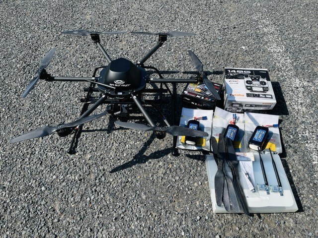 mini surveyor 国産産業用ドローン ミニサーベイヤー 自律制御システム研究所 コマンド飛行 プロポ Futaba 14SG バッテリー付/300841拍卖