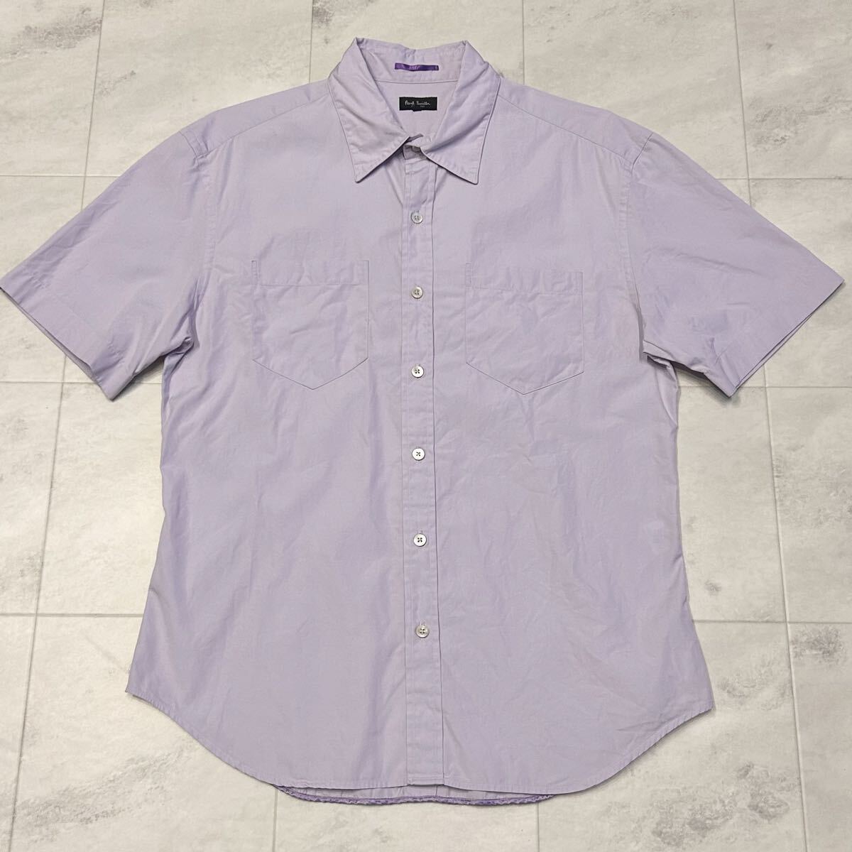 Paul Smith COLLECTION ポールスミス 半袖シャツ 綿100% sizeXL拍卖