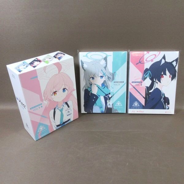 KA799●「ブルーアーカイブ The Animation VOL.1+2」Blu-ray計2点セット 全巻収納BOX付き拍卖
