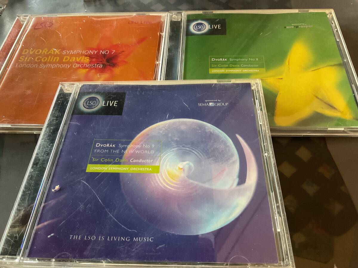 ★コリン・デービス ライブ  ドボルザーク 交響曲第7・8・9 ロンドン交響楽団拍卖