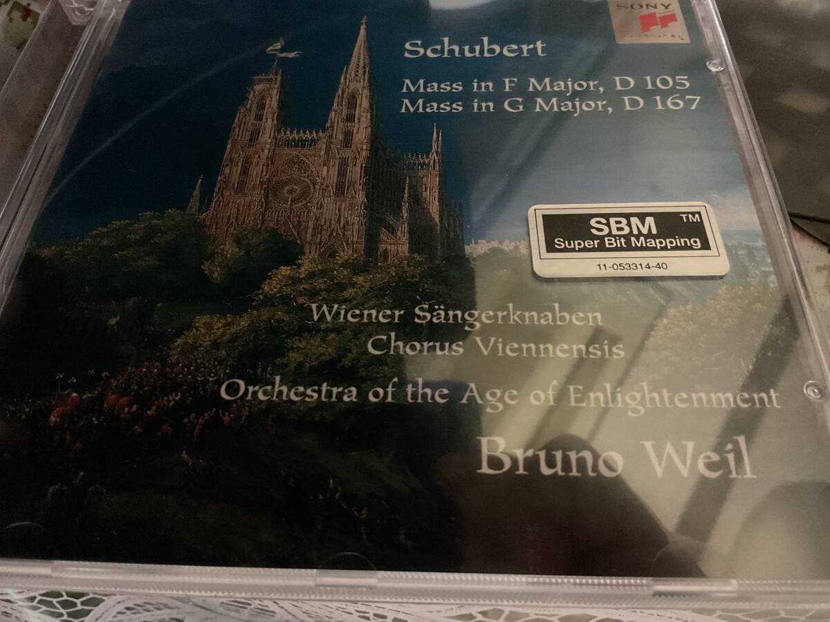 +シューベルト  ミサ曲 第1 第2 ウィーン少年合唱団 エイジ・オブ・エンライトゥンメント管 ヴァイル拍卖