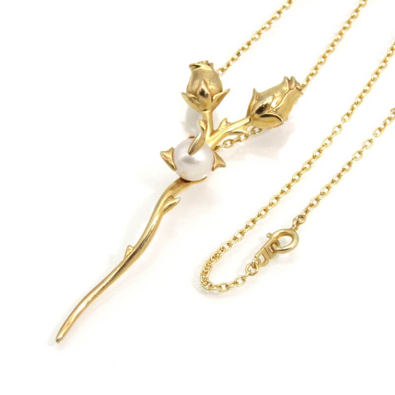 JUSTIN DAVIS ジャスティンデイビス ネックレス SNJ982 HOLY ROSES NECKLACE ホーリーローゼズ SV925/ゴールドフィニッシュ 28010573拍卖