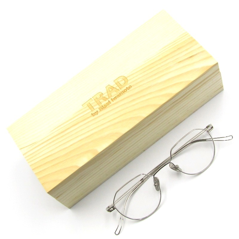 未使用 TRAD by Bisei Iwamoto トラッド メガネフレーム Musica 日本製 ムジカ クラウンパント 1 シルバー 61003429拍卖