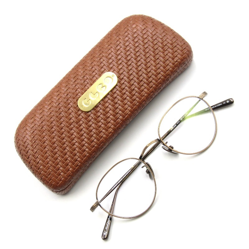 美品 GLCO ギャレットライト メガネフレーム WILLIAM CLIP ON SET 中国製 ウィリアム ボストン クリップオン付 5073 ATG/GRN 65008381拍卖