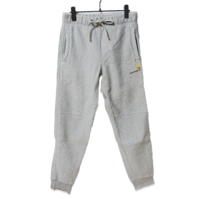 Carhartt WIP カーハート ワークインプログレス アメリカンスクリプト ジョギングパンツ I027042.V6.XX.03 AMERICAN グレー XS 27110834拍卖