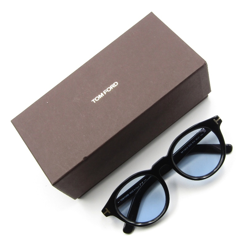 TOM FORD トムフォード サングラス TF1123-D ECO イタリア製 ボストン 日本企画 01A ブラック/ゴールド 61003476拍卖