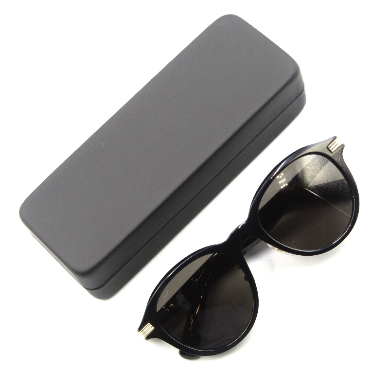 未使用 Cartier カルティエ サングラス CT0395SA 001 イタリア製 ボストン Premiere de Cartier sunglasses ブラック/ゴールド 65008453拍卖