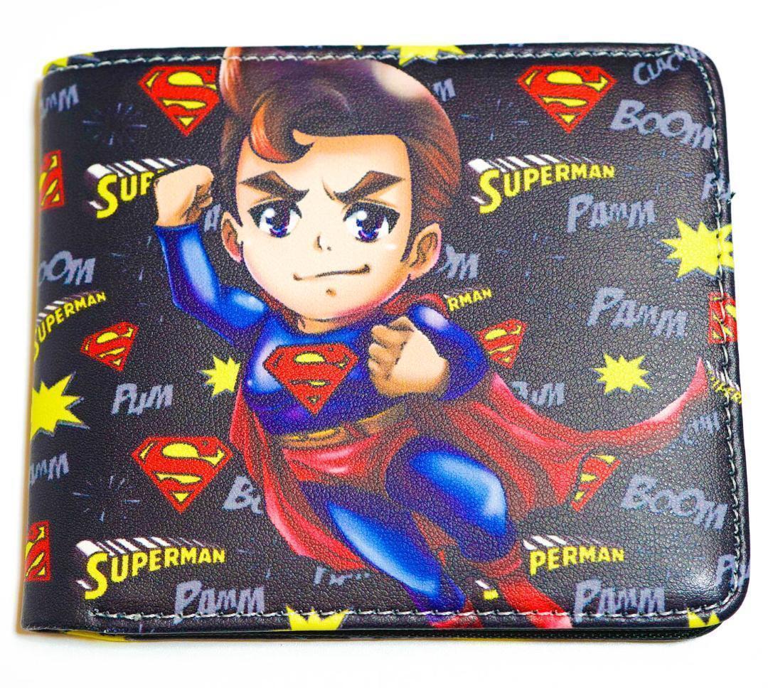 財布 サイフ スーパーマン 赤マント アベンジャーズ 2つ折り財布【現物撮影】拍卖