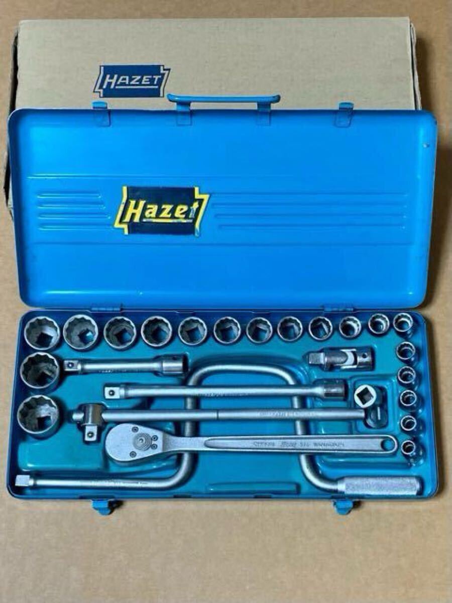 【希少】旧ロゴ Hazet 900Z 1/2sqソケットレンチ & ラチェットハンドルセット拍卖