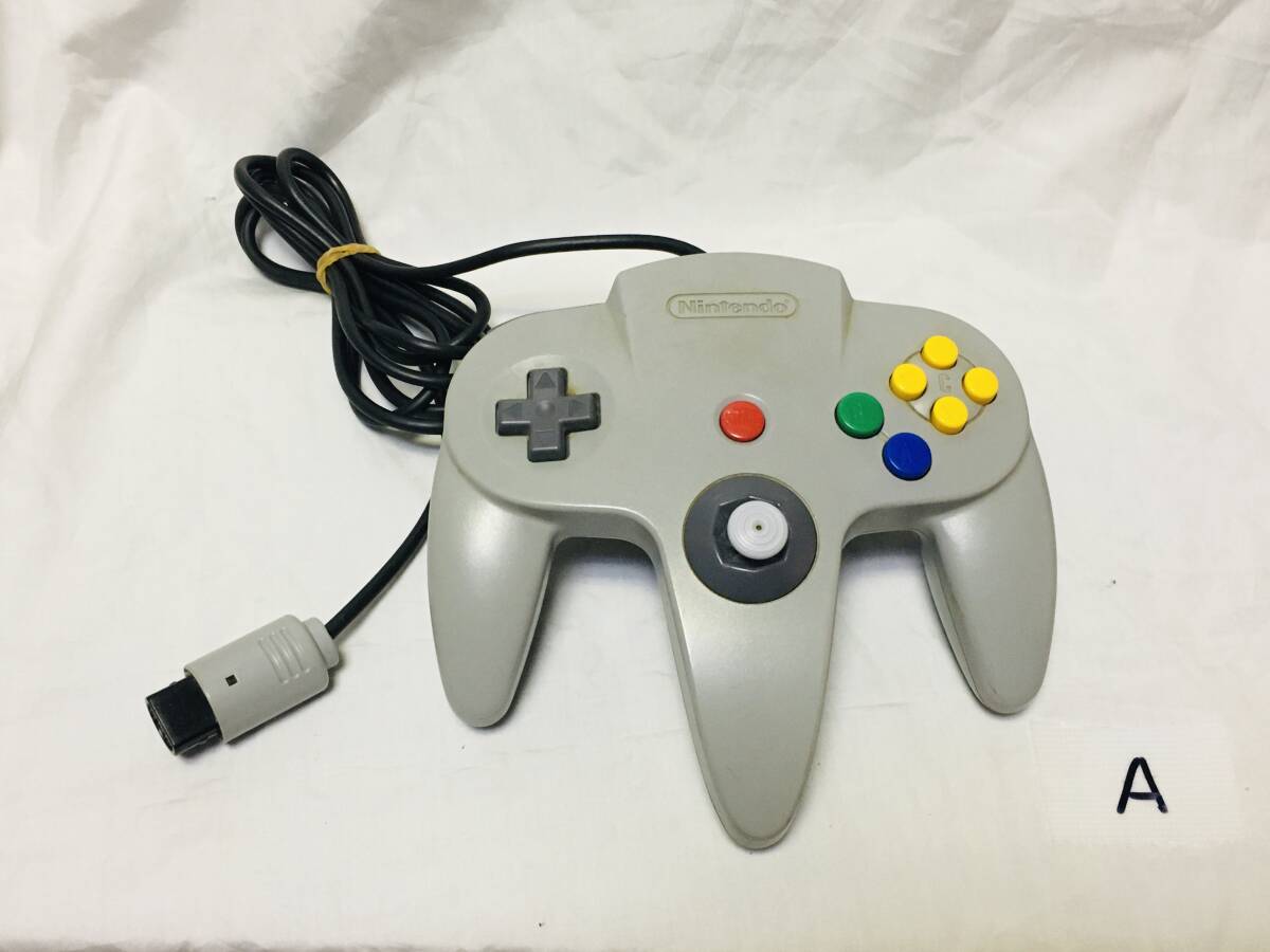 動作OK 純正 任天堂64 NINTENDO64 コントローラー A 他同梱可能拍卖