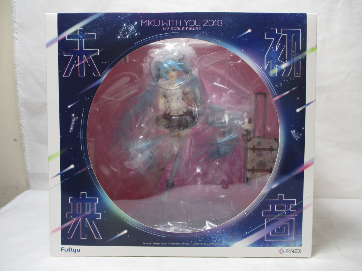 フリュー F:NEX 1/7 初音ミク MIKU WITH YOU 2018ver. 未開封品拍卖