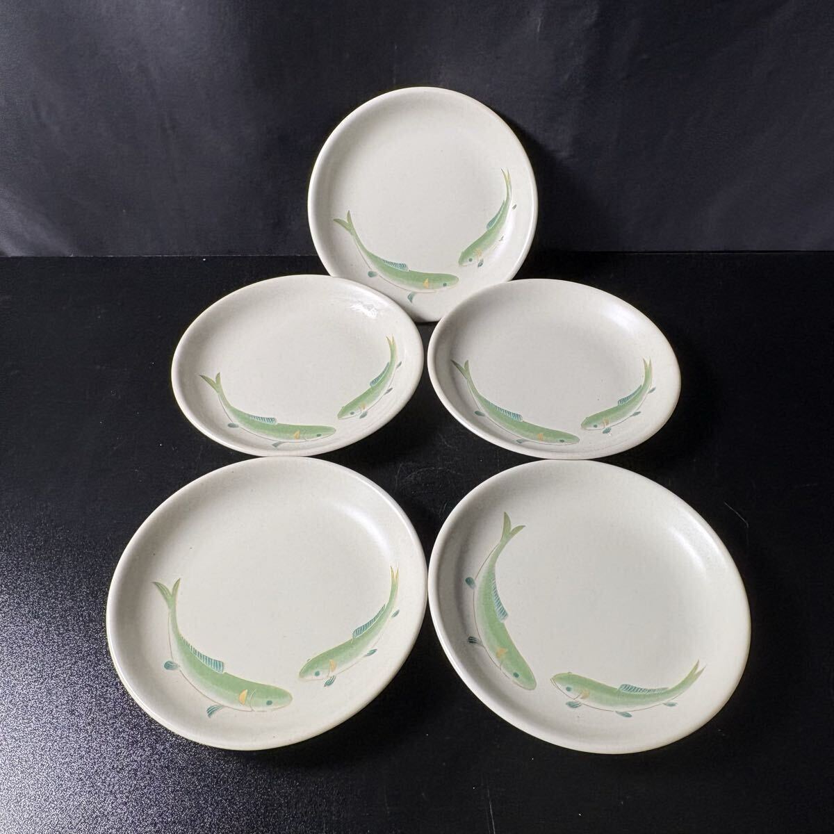 A12 波佐見焼 プレート 食器 丸型 たち吉 5枚セット拍卖