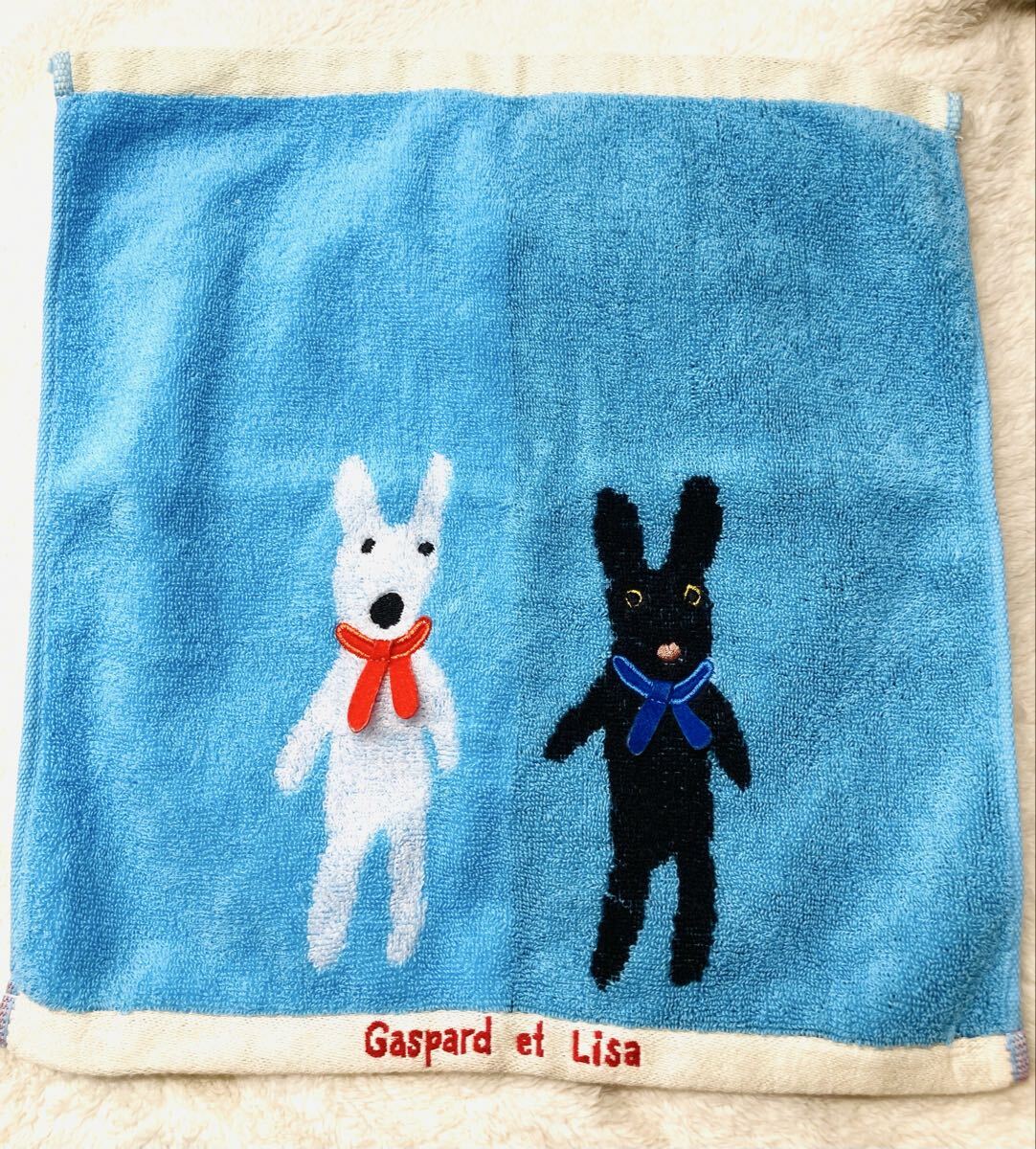 未使用 リサとガスパール ミニタオル タオル タオルハンカチ ハンカチ拍卖
