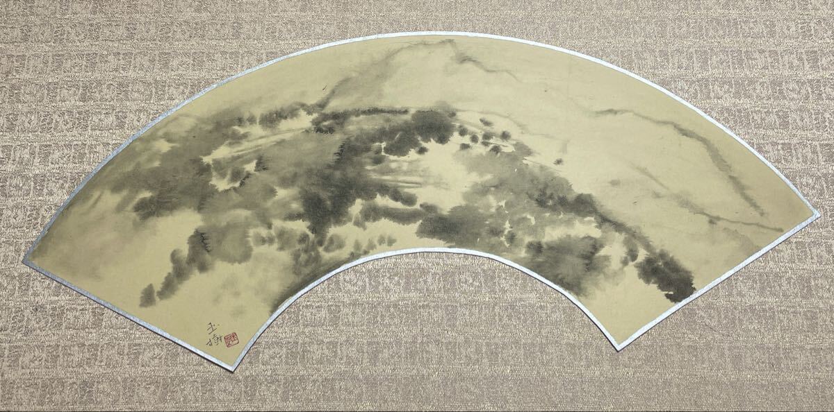 即決!模写 船田玉樹/扇面図①(検索=速水御舟 小林古径 不染鉄 仏画 宗教画 華岳 渡辺省亭 是真 暁斎 狩野派 琳派 北斎 大観 栖鳳)拍卖