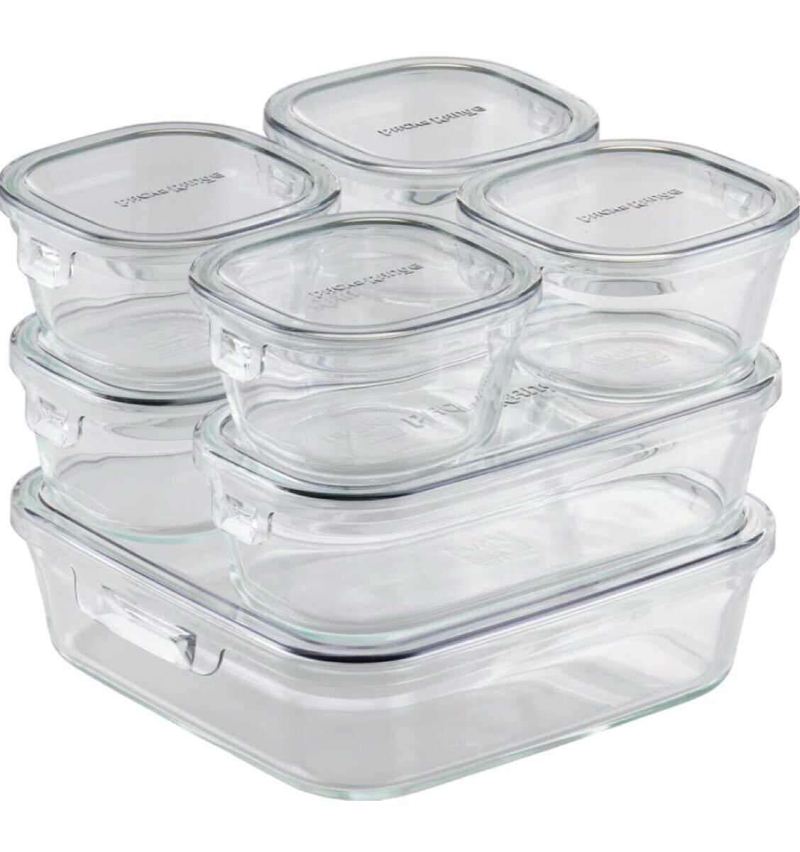 iwaki(イワキ) 耐熱ガラス 保存容器 クールグレー システムセット パック&レンジ PC-PRN7GY2 iwaki 保存容器 パック レンジ システムセット拍卖