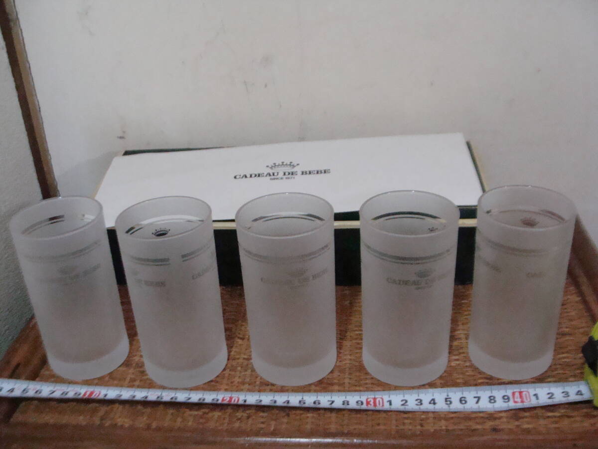 未使用 CADEAU DE BEBE グラス 5客セット拍卖