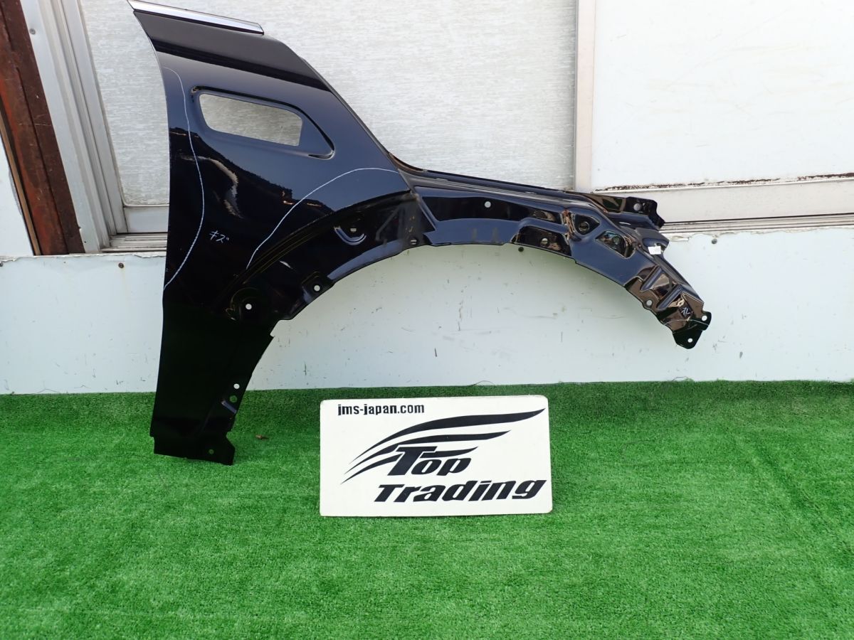 L5976vc BMWミニ純正 クラブマン F54 前期/後期 右フロントフェンダー 7351332 (7438922) ブラック系拍卖