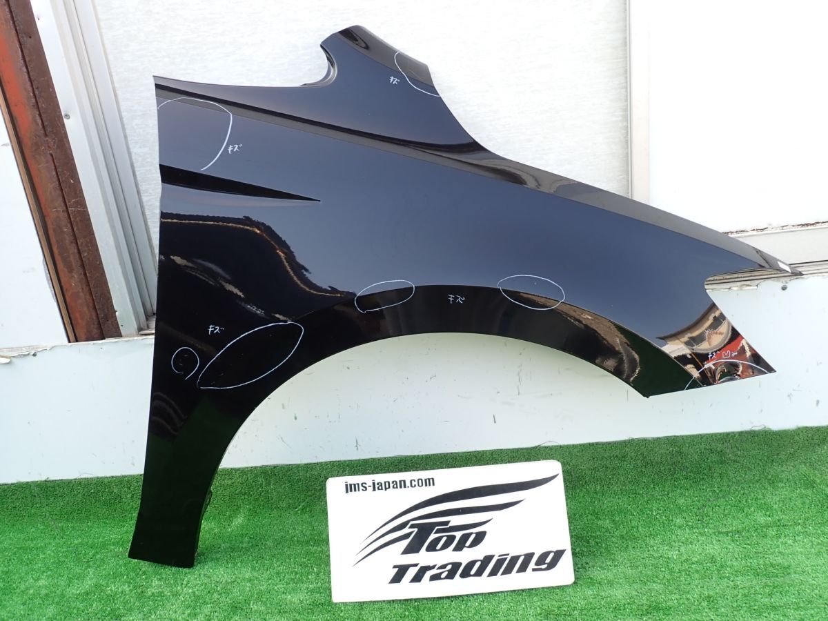L5972vc VolksWagen純正 トゥーラン 1T/5T 後期 右フロントフェンダー 5T821106 (5TA821106) ディープブラックパールエフェクト/LC9X拍卖