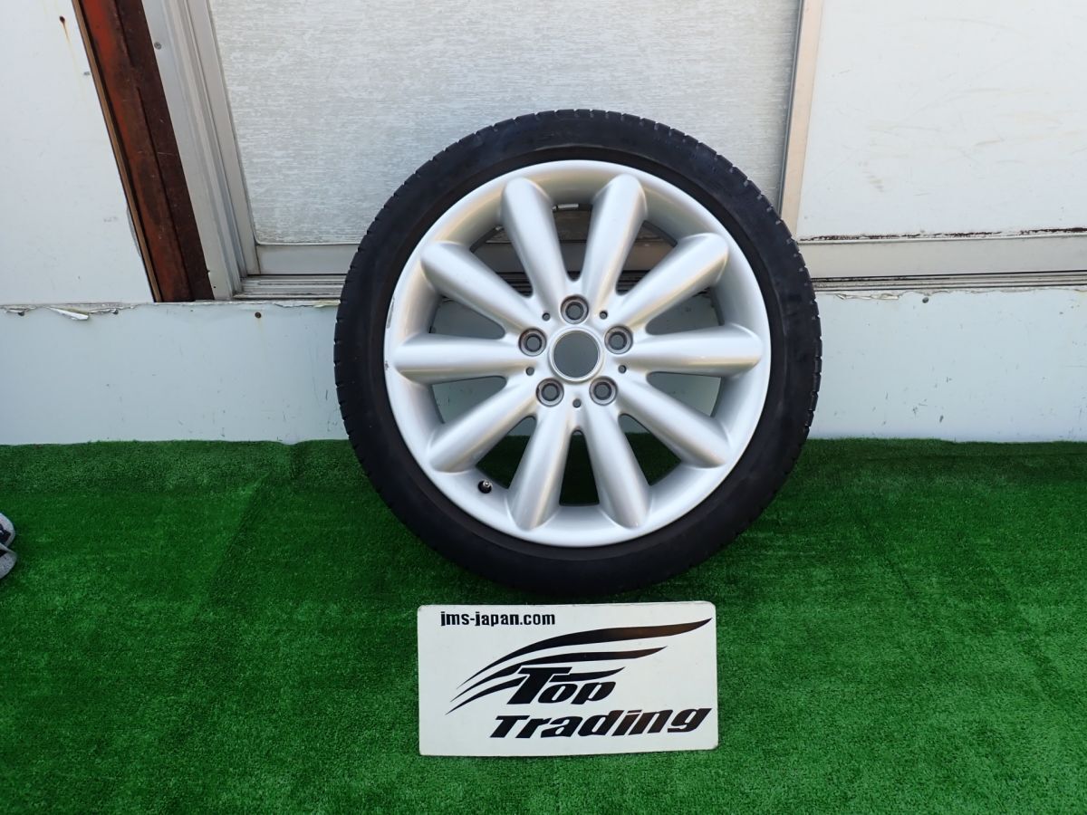 L6052vc BMWミニ純正 F55/F56 コスモススポーク499 17インチ アルミホイール 205/45R17 1本 6855108拍卖