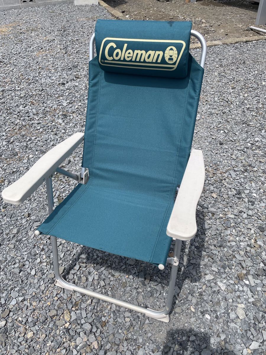 コールマン アルミ軽量リクライニングチェア Coleman 廃盤 希少拍卖