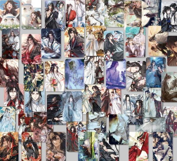 魔道祖師 トレカ 57x87 50枚入り。画像はイメージです。拍卖