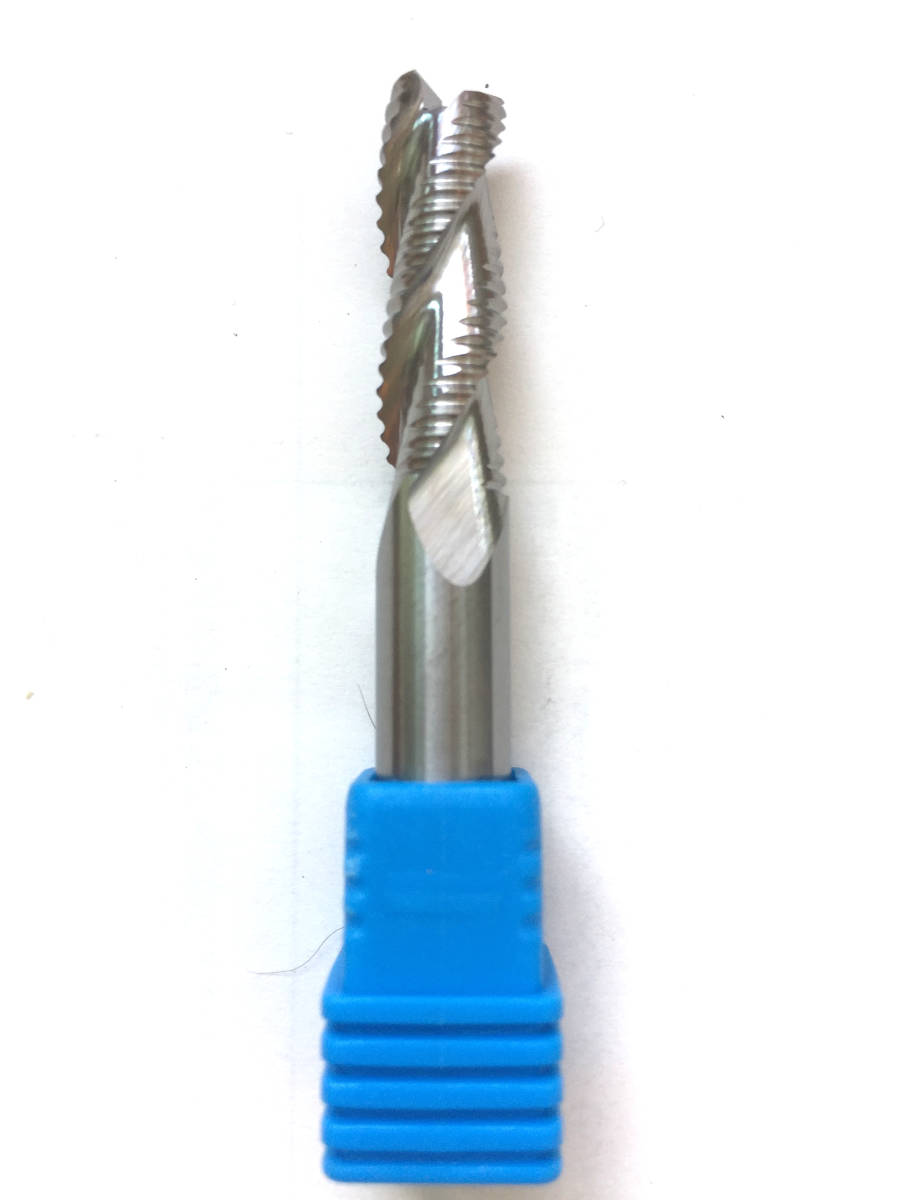 新品 RG 3枚刃 φ8 超硬 ラフィング エンドミル D8 粗加工 カッター 。拍卖