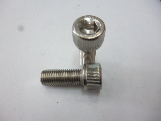 2本 ステンレスキャップボルト M10mm ピッチ1.25 ねじ部長さ25mm 全長35mm クリックポスト可拍卖