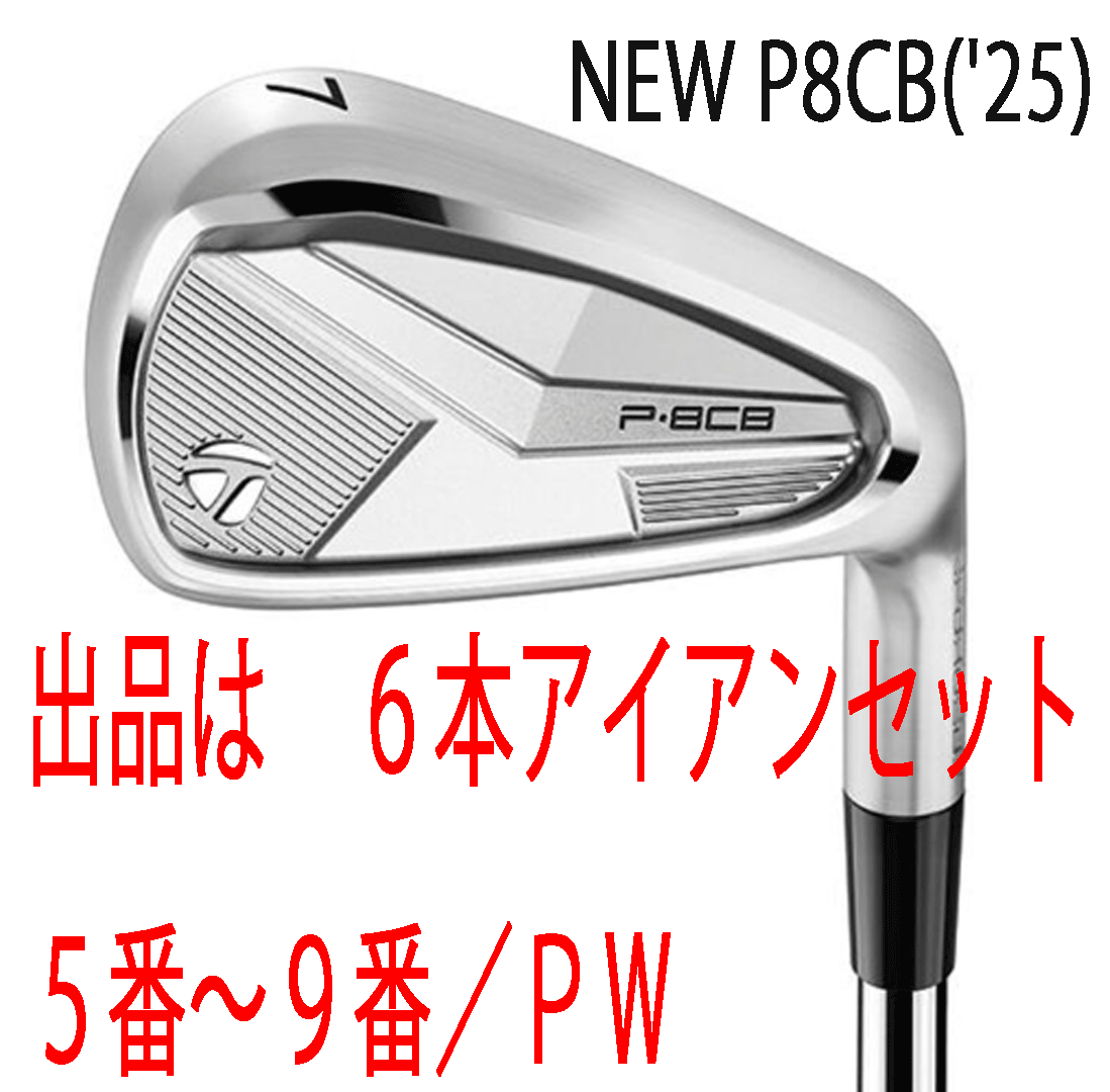 新品■2025.8■テーラーメイド■P8CB■6本アイアン■5~9/P-WEDGE■NS PRO MODUS3 TOUR105 スチール■S■軟鉄鍛造 ここまでやさしくなれる拍卖