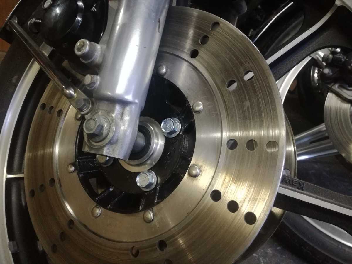 PAYPAY KAWASAKI Z250FT ダブル ディスク用 ブレーキ ロータ 固定用 ボルト 4本拍卖