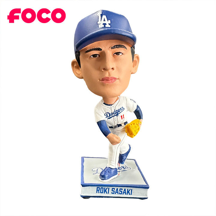【限定2025個】Foco 佐々木朗希 ドジャース 4.5インチ ミニビッグボブルヘッド 送料無料 fominiroki拍卖