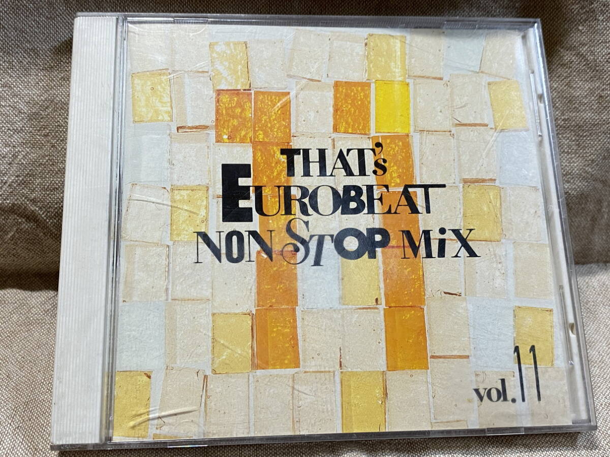 THAT'S EUROBEAT NON STOP MIX VOL.11 ALCB-514 廃盤 レア盤拍卖