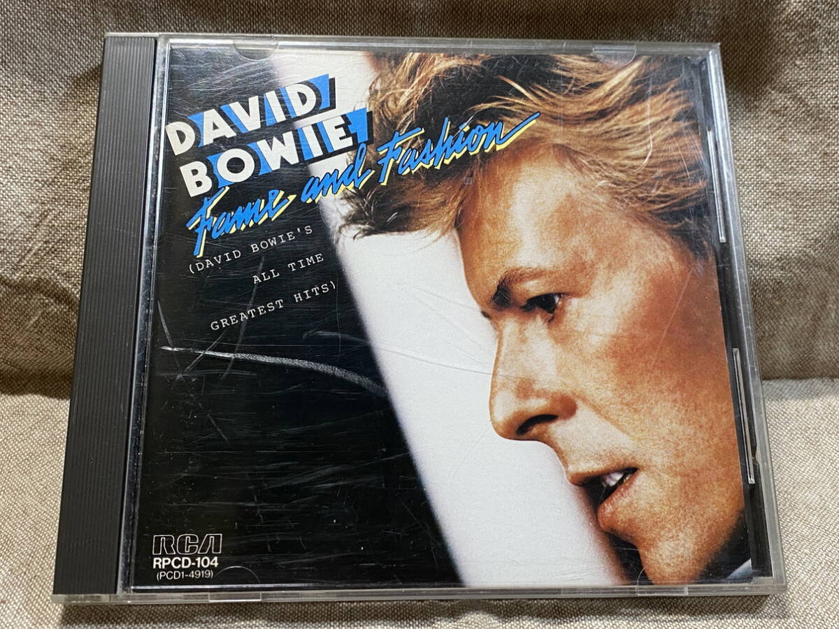 DAVID BOWIE - FAME AND FASHION RPCD-104 国内初版 日本盤 税表記なし3800円盤 廃盤 レア盤拍卖