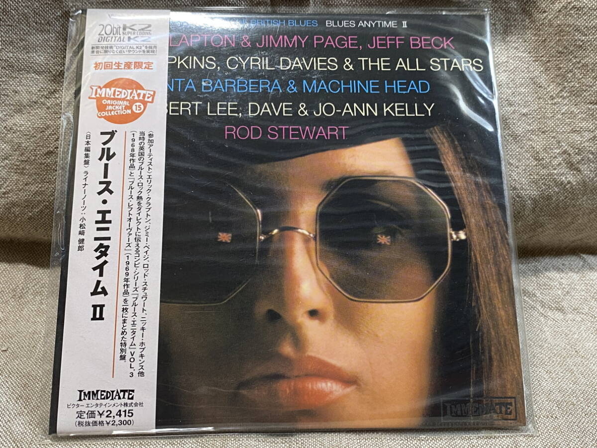 BLUES ANYTIME - II VOL.2 VICP-61242 日本盤 紙ジャケット 未開封新品 廃盤 レア盤拍卖